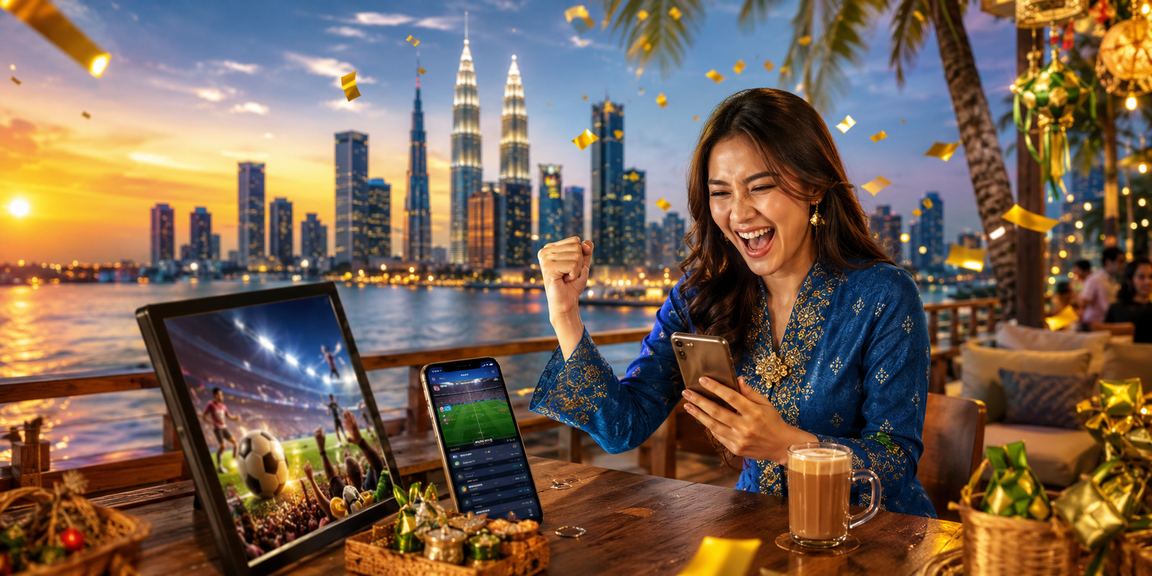 Pemain berjaya bermain kasino mudah alih dengan pakaian tradisional